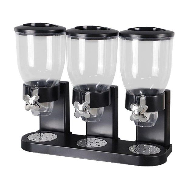 Yax Black Three In Cereal Dinspenser