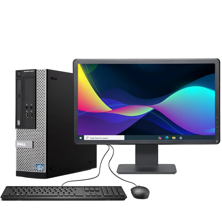 Certified Pre-Owned Dell OptiPlex 3010 - Intel Core i3 4GB 128SSD Full Set